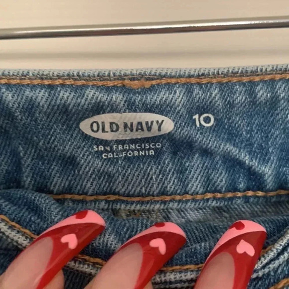 Old Navy Women’s Denim Mini Skirt Blue Size 10 - Picture 4 of 5